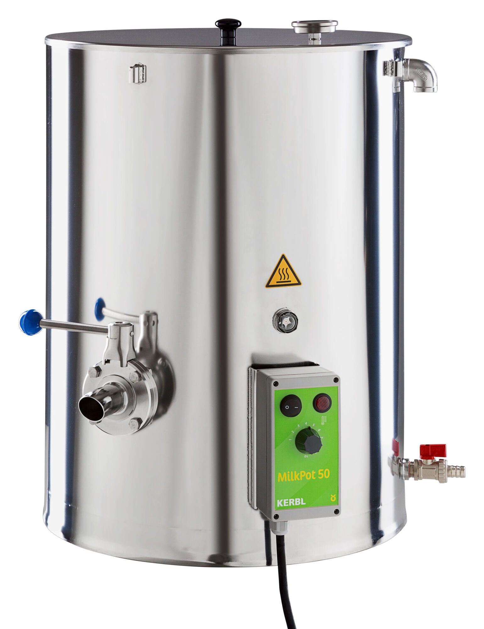 MilkPot 50 Milcherwärmer 50 Liter, 2500 Watt von Kerbl 141450