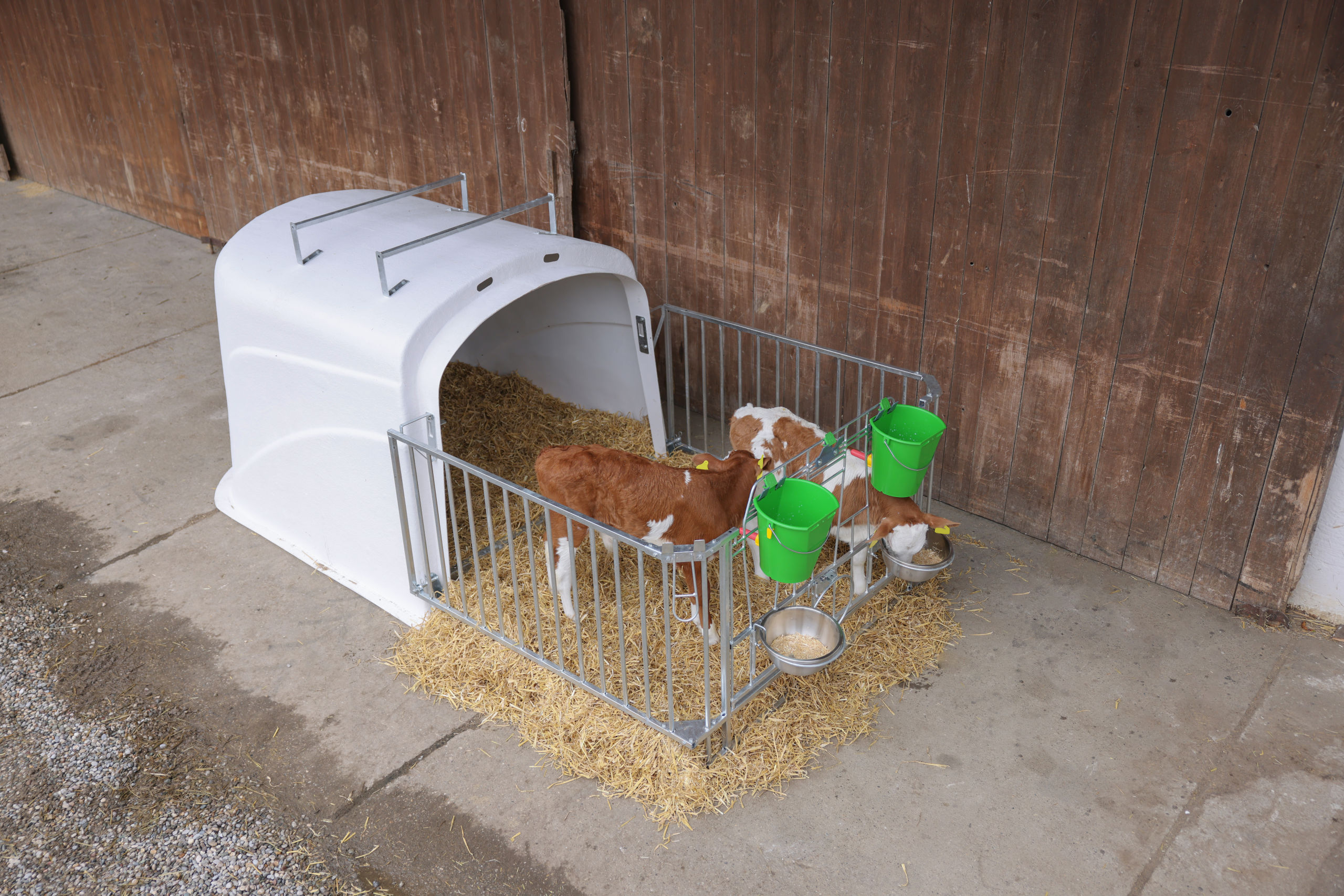 CalfHouse Premium DUO mit Umzäunung von Kerbl 14618