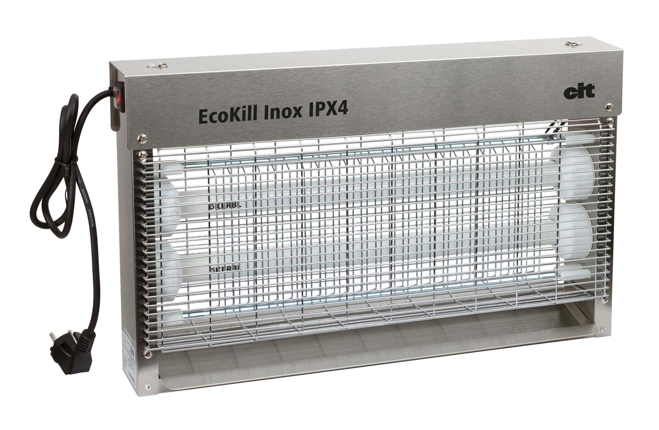 cit Fliegenvernichter EcoKill Inox, IPX4 2 x 15W für 150m² von cit