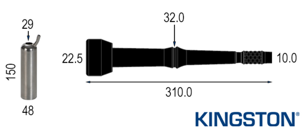Kingston Zitzengummis passend für Fullwood 020138 SL2 CTF WT | MM367 von Kingston MM367