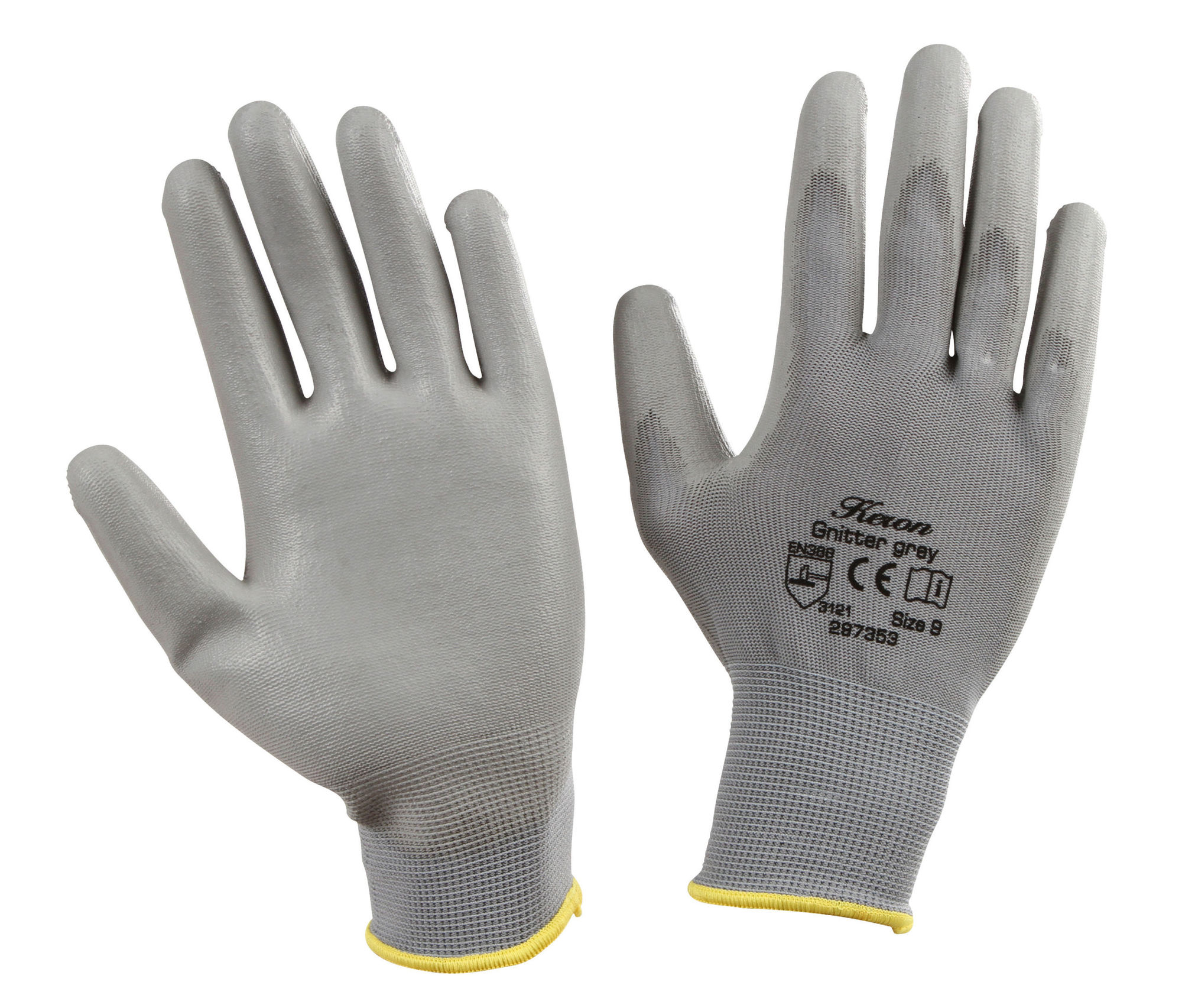 Feinstrickhandschuh Gnitter, grau - Keron Feinstrickhandschuh Gnitter, grau von Keron