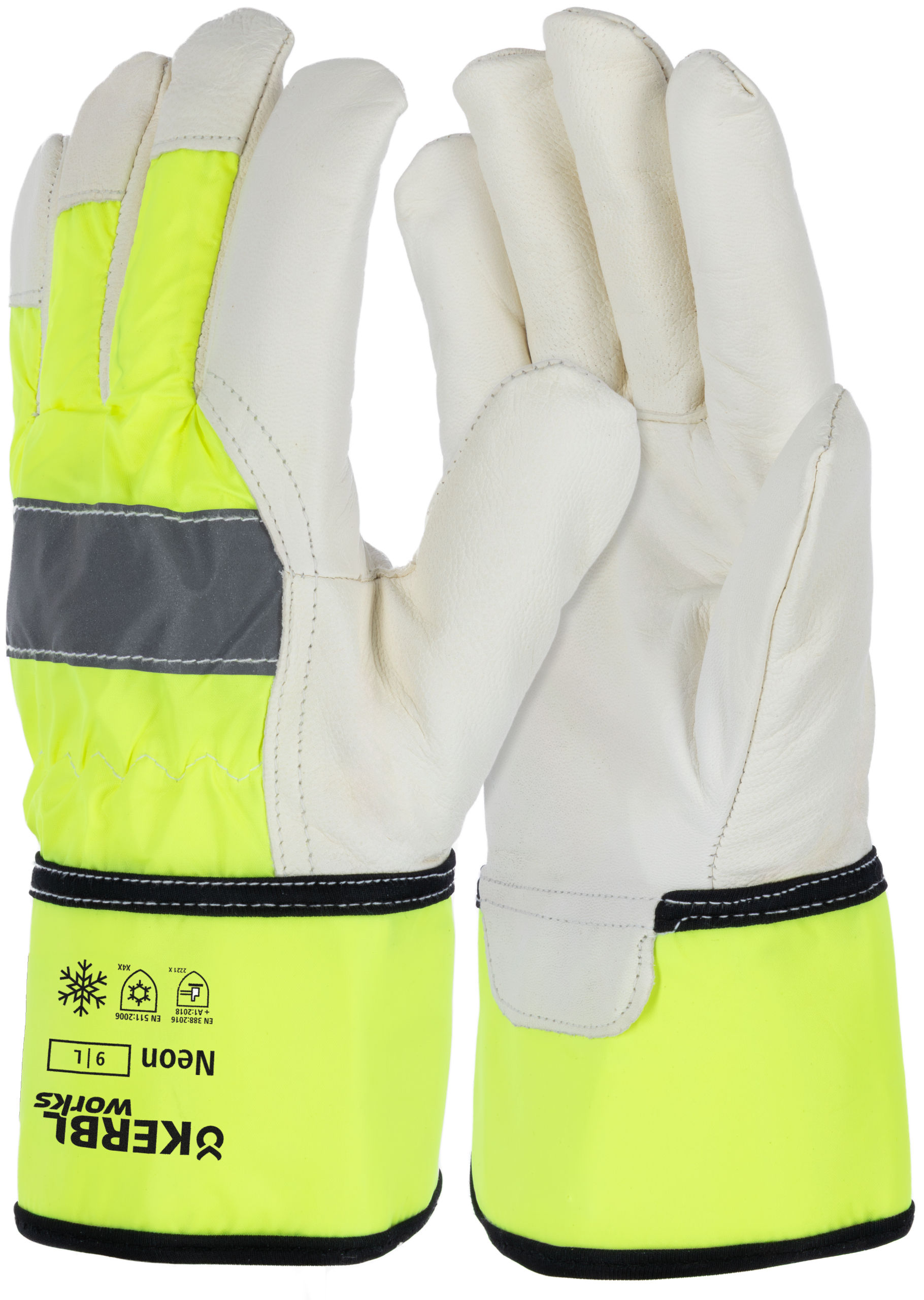 Winterhandschuh Neon Ziegenleder von Kerbl