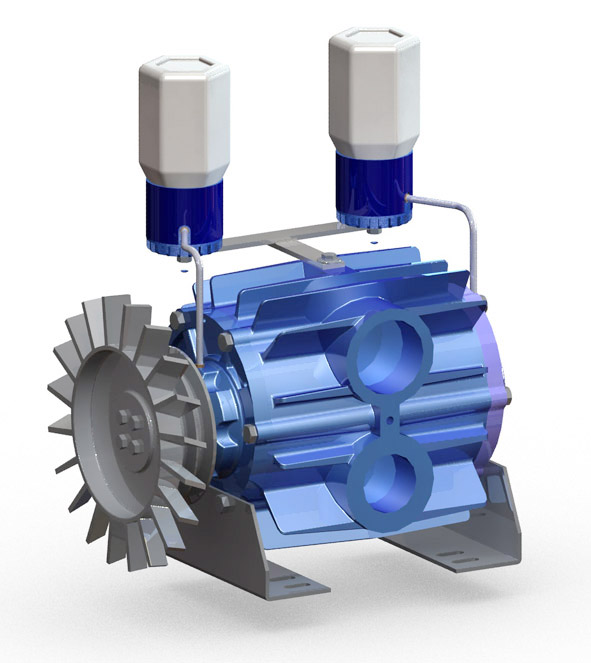 Vakuumpumpenkörper passend für DeLaval VP77 / VP78 bis max. 2300 ltr./min. von CTA
