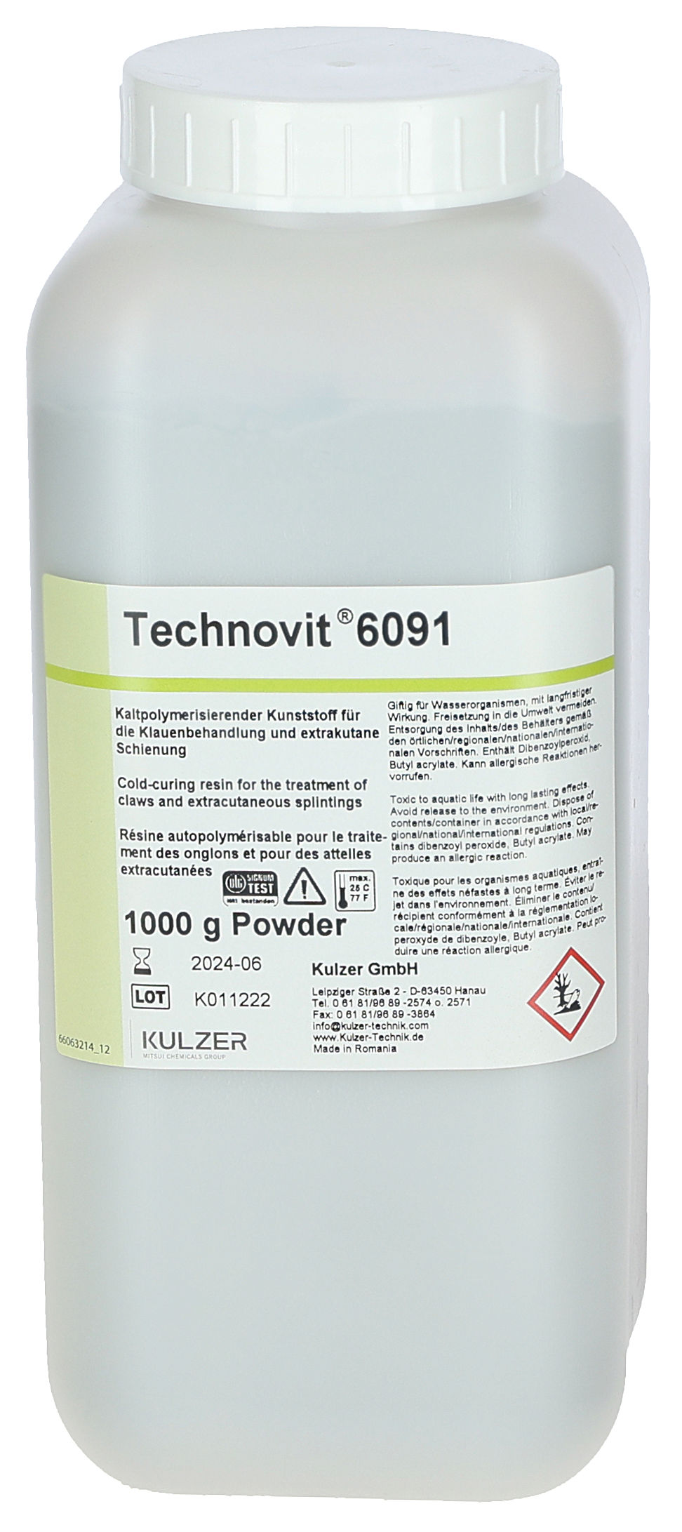Technovit® 6091 Pulver | 1000 g von Kulzer