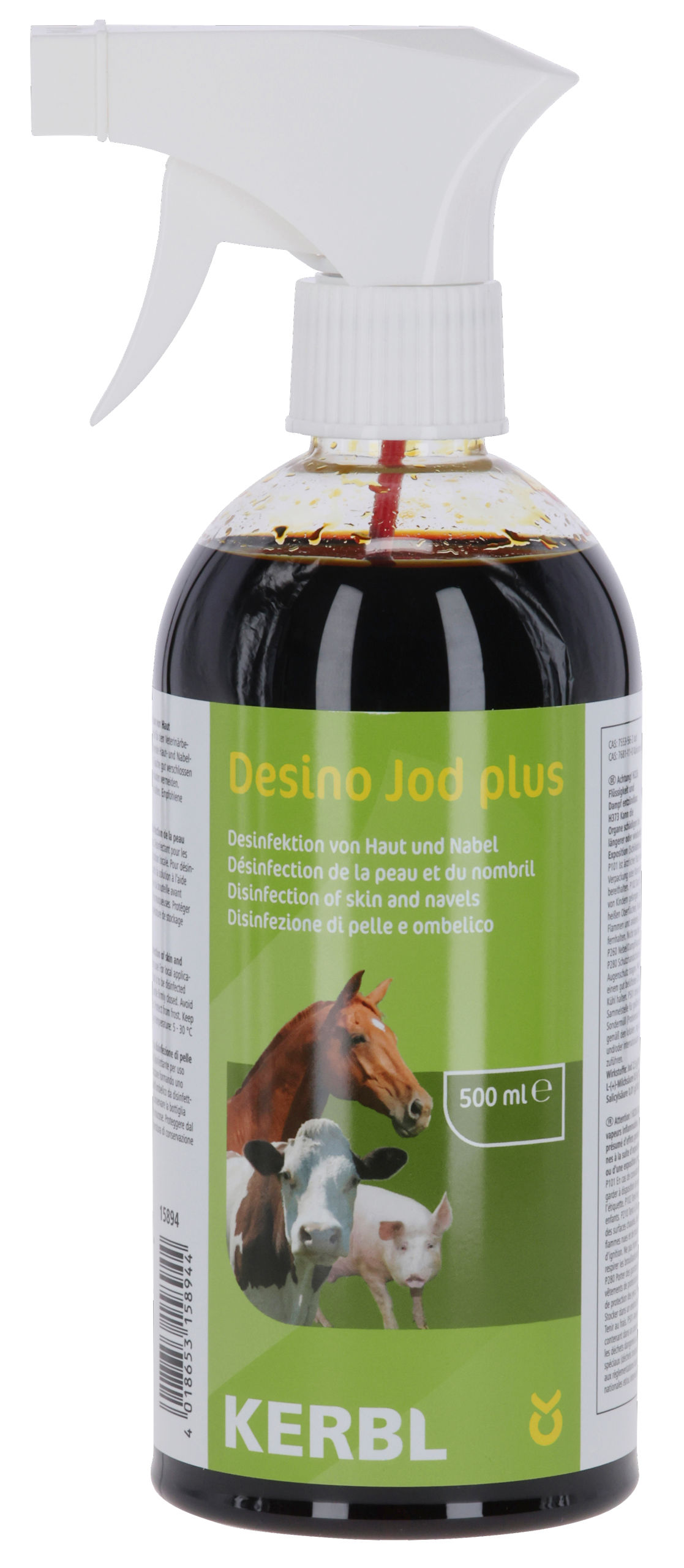 Desinfektionsspray Desino Jod Plus | 500ml von Kerbl 15894