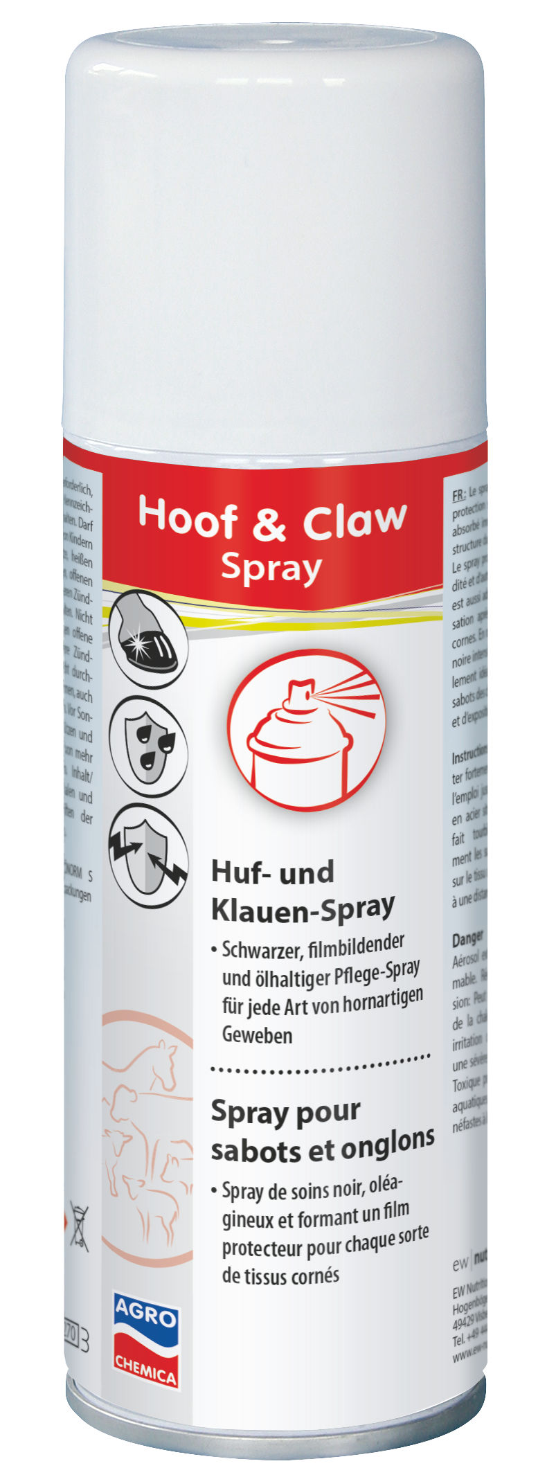 Huf- und Klauenspray "Hoof & Claw" | 200ml von Agrochemica