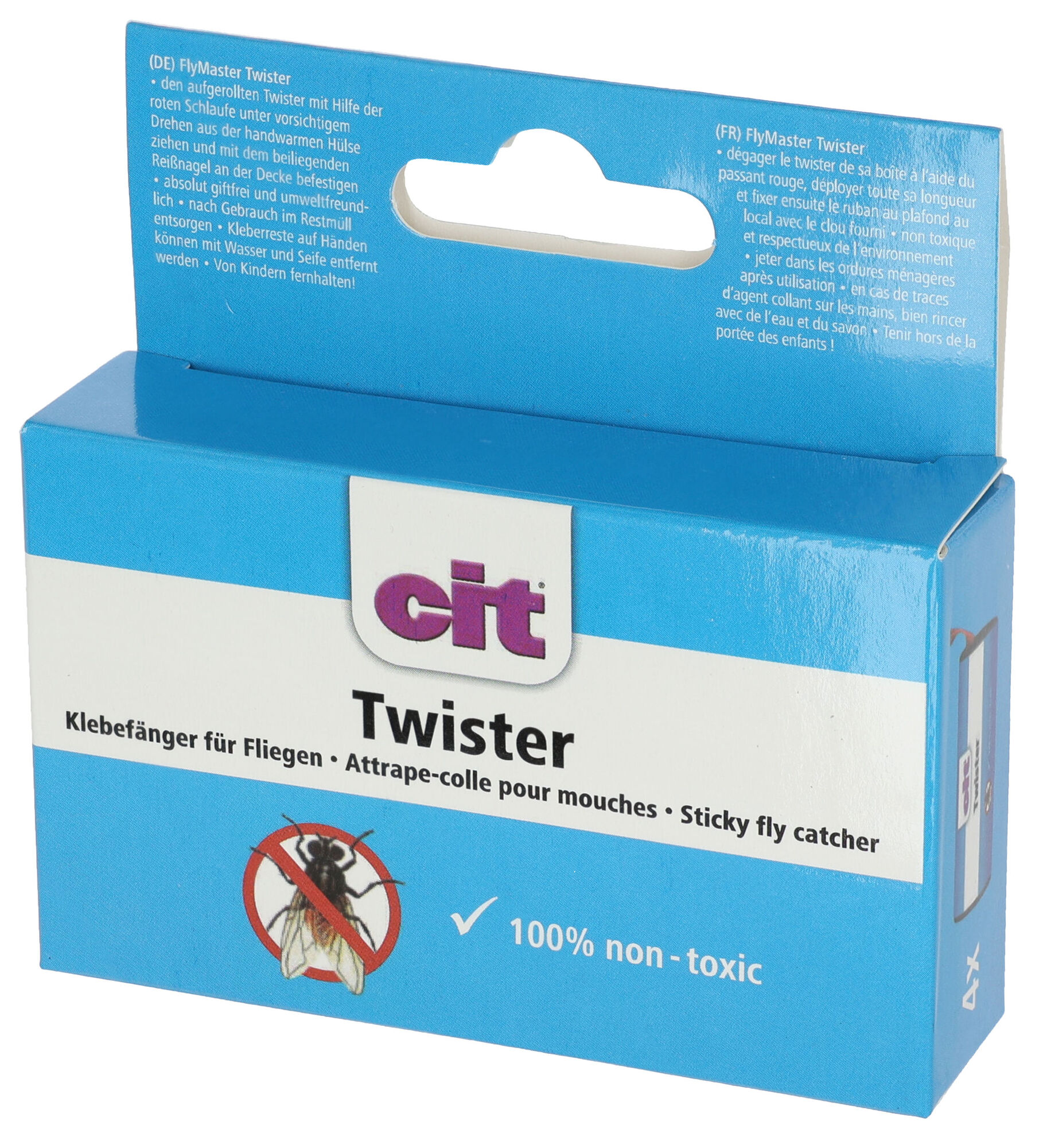 Fliegenfänger "FlyMaster Twister" | 4er Pack von cit