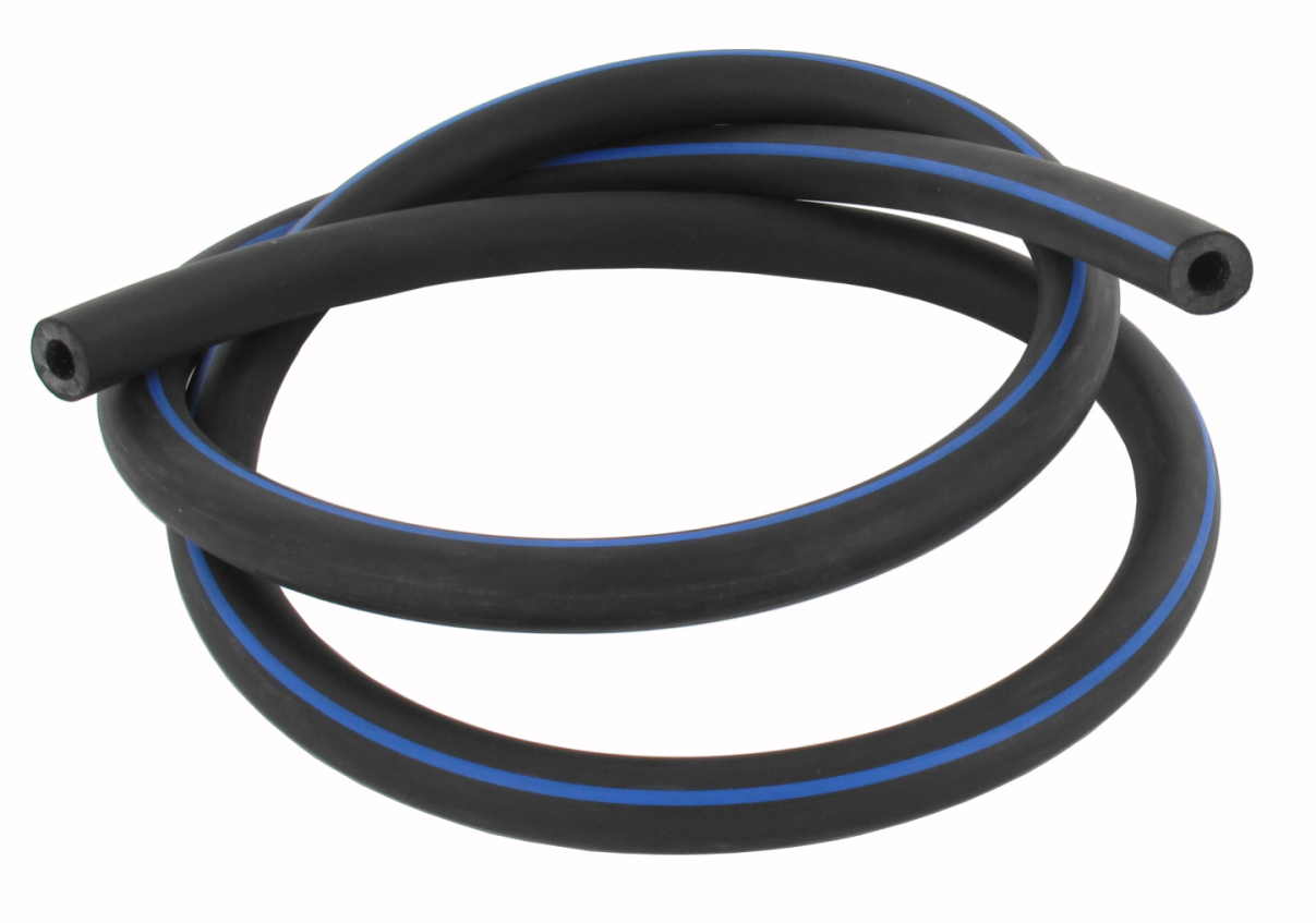 Gummi Einzelpulsschlauch 7 x 13 mm, blauer Streifen von Melktechnik-Discount