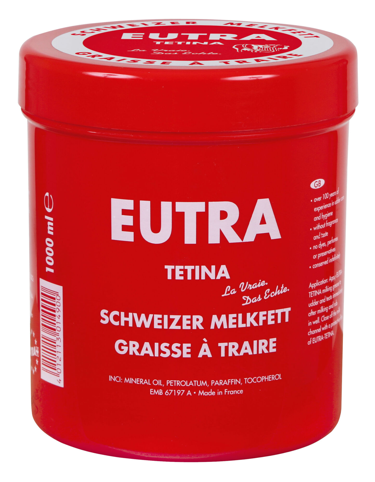 Eutra Melkfett - Das Original aus der Schweiz - Eutra 1518 Eutra Melkfett - Das Original aus der Schweiz von Eutra 1518