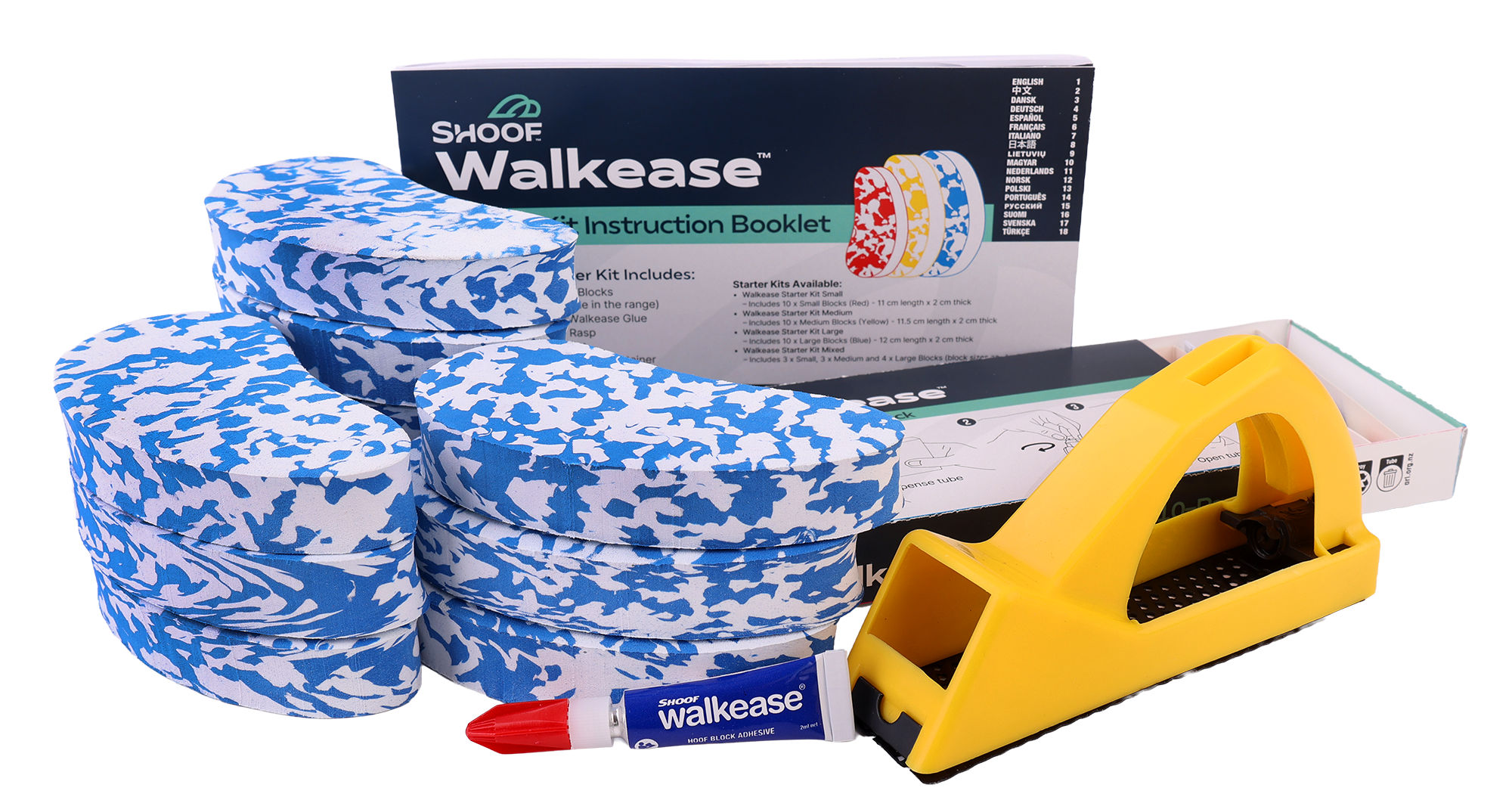 Klauenbehandlung SHOOF Walkease Starterset | 10er Pack - SHOOF 16482 Klauenbehandlung SHOOF Walkease Starterset | 10er Pack von SHOOF 16482