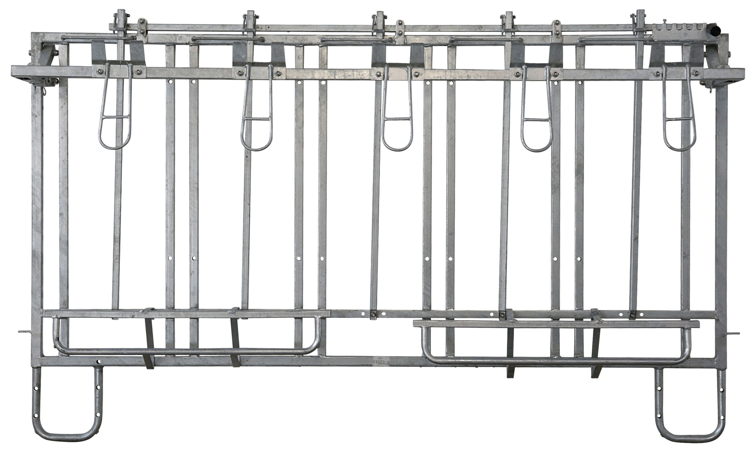 Fressgitter 5 Plätze mit Troghalter für modulare Zaunaufstallung - Kerbl 14493 Fressgitter 5 Plätze mit Troghalter für modulare Zaunaufstallung von Kerbl 14493