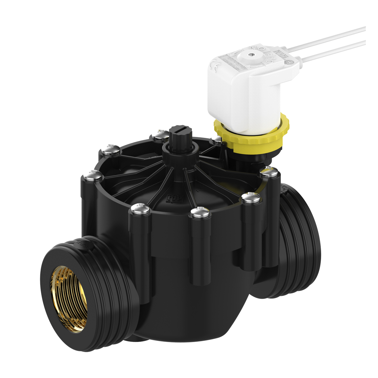 Wassermagnetventil 3/4" mit 230V Spule, stromlos geschlossen von