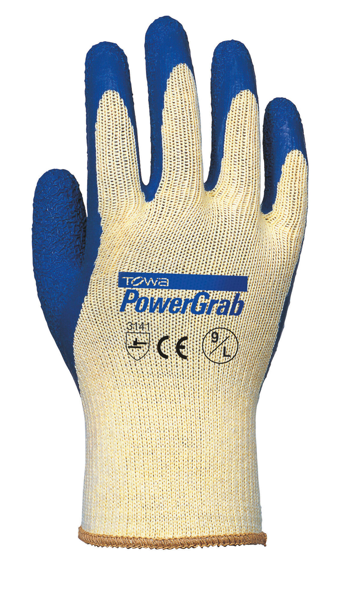 Strickhandschuhe in Latex "PowerGrab" von TOWA