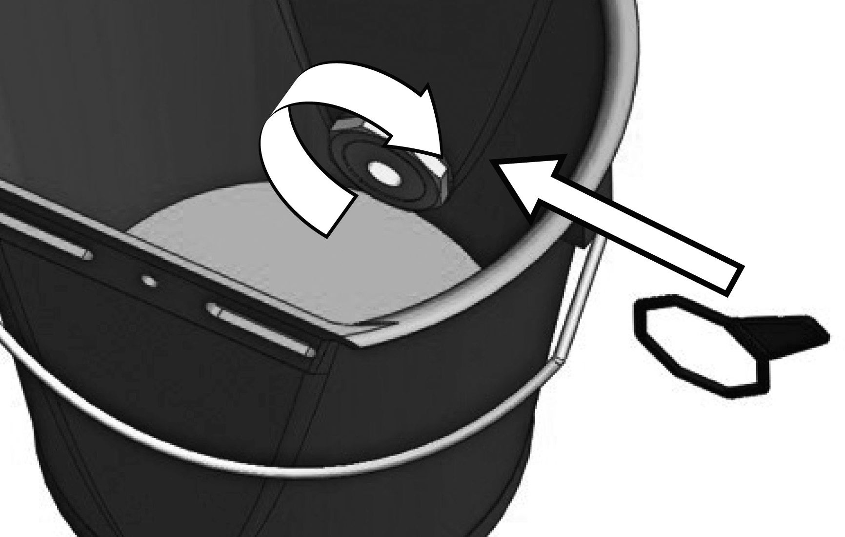 KERBL Kälbertränkeeimer mit Hygieneventil - Kerbl 14210 KERBL Kälbertränkeeimer mit Hygieneventil von Kerbl 14210