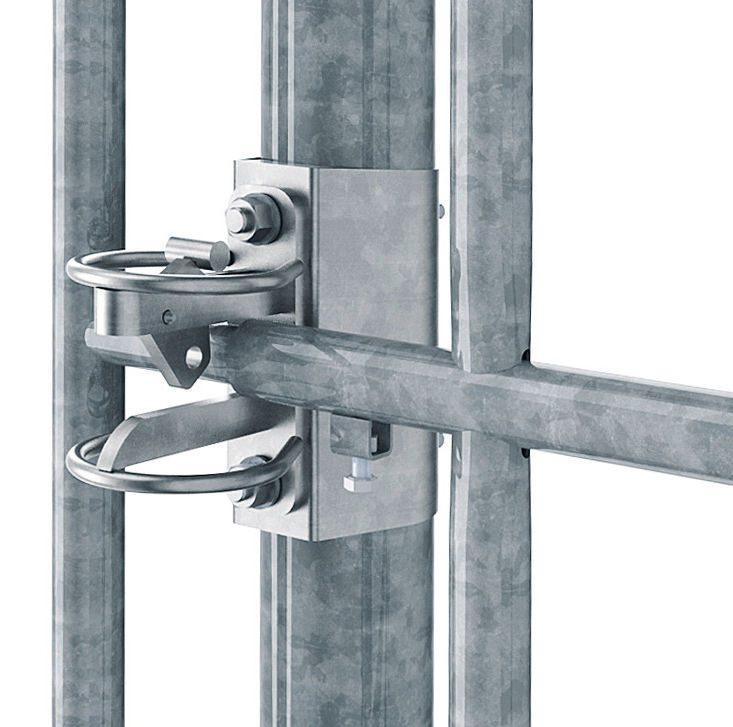Schlosshalterung für Weidetor (ohne Schließoption) - Kerbl 442578 Schlosshalterung für Weidetor (ohne Schließoption) von Kerbl 442578