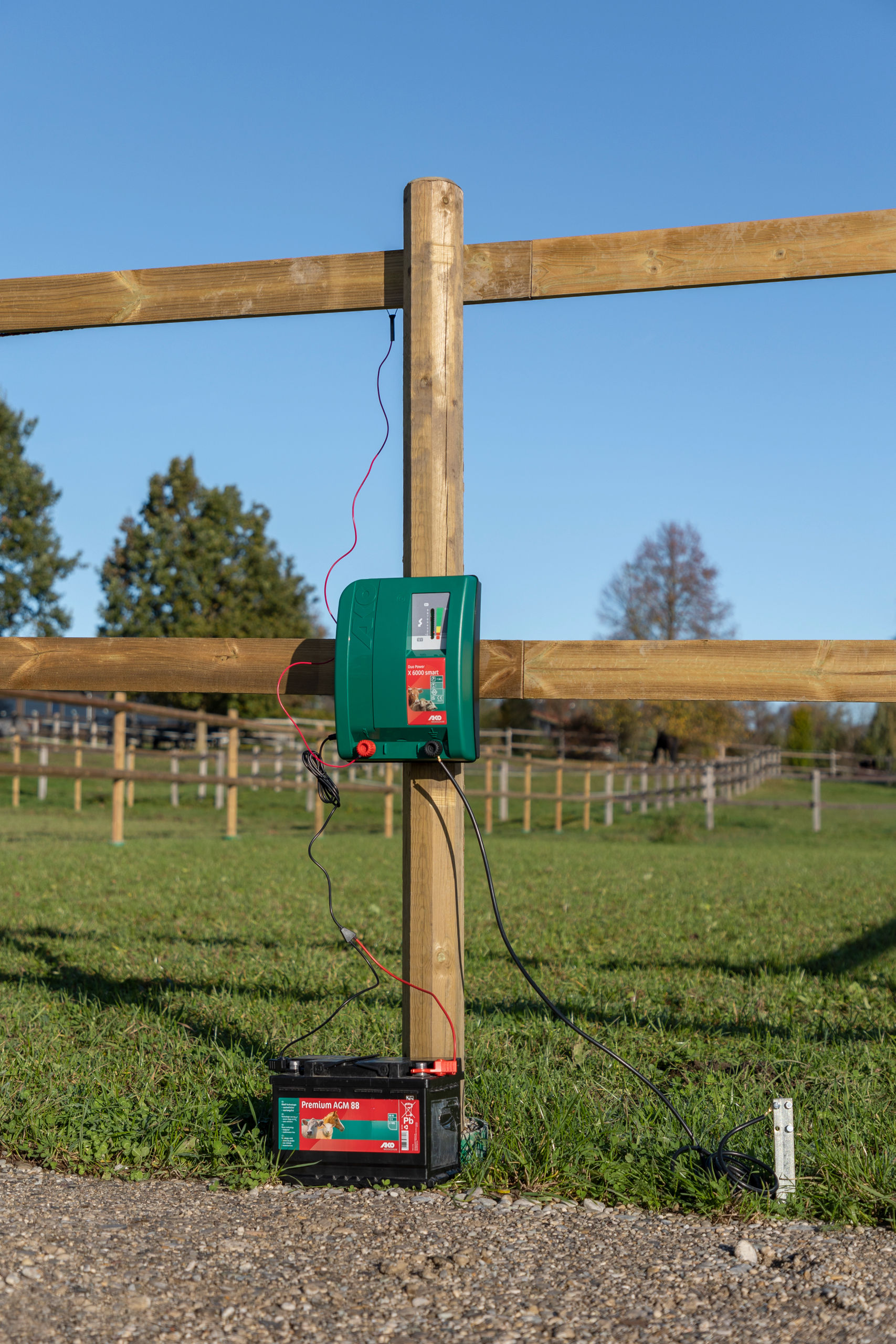 AKO Duo Power X6000 smart 12V/230V Weidezaungerät von AKO 372876