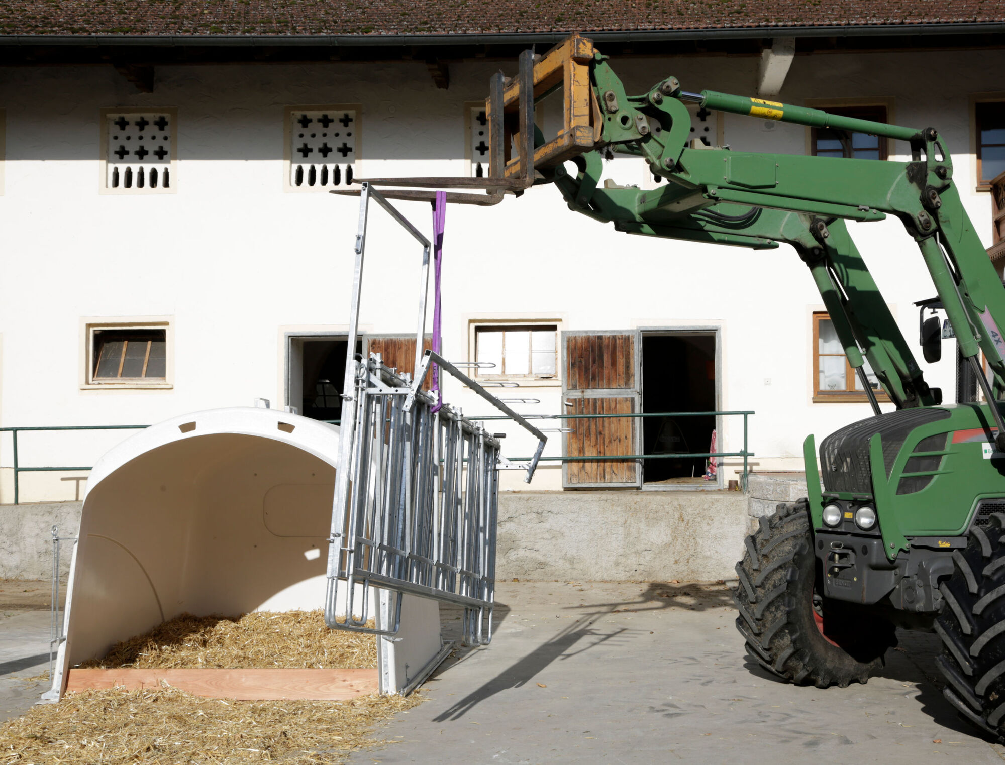 Großraumkälberhütte CalfHouse Premium XL inkl. Umzäunung - Kerbl 14520 Großraumkälberhütte CalfHouse Premium XL inkl. Umzäunung von Kerbl 14520