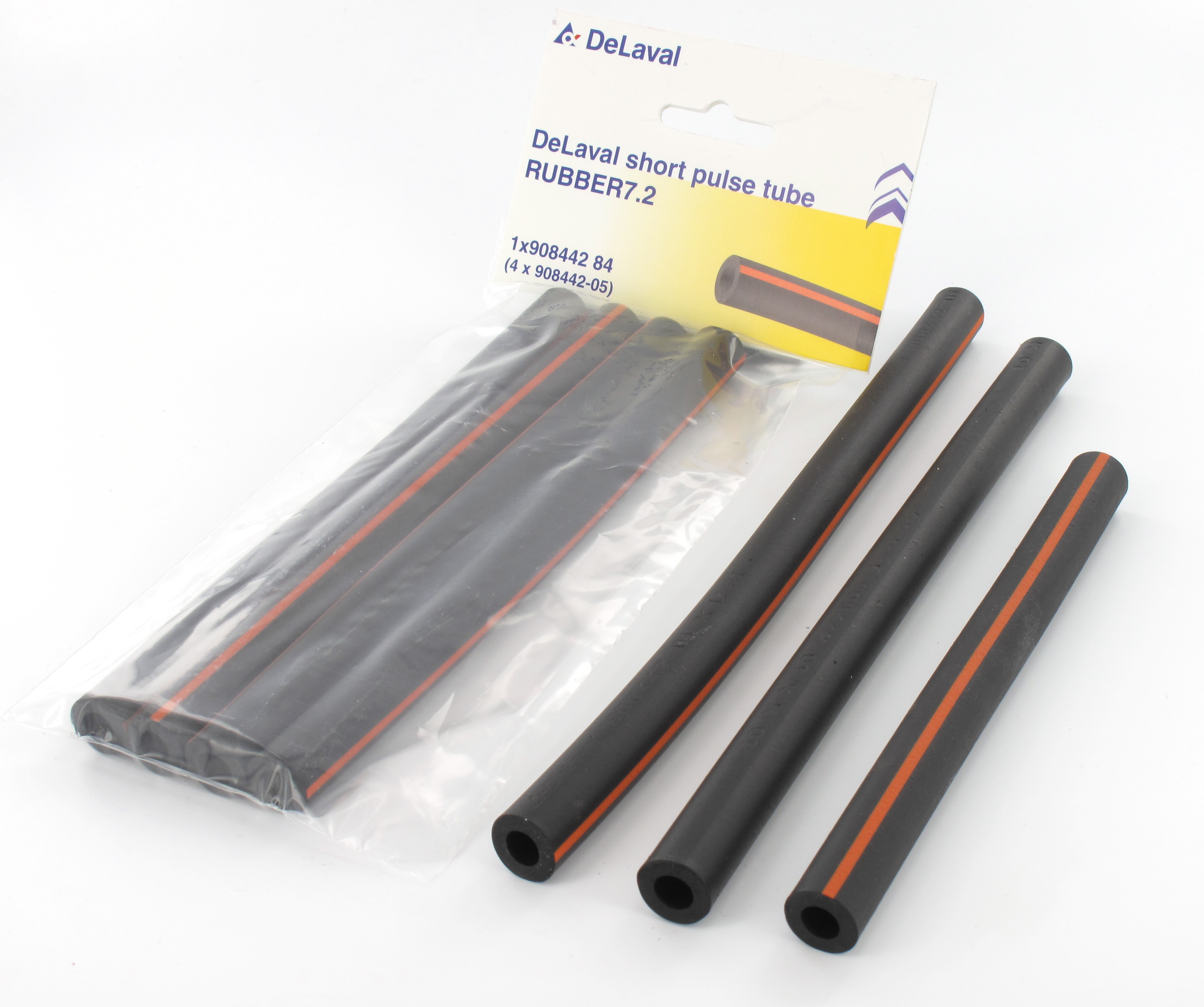Original DeLaval kurze Gummi Pulsschläuche 155 mm | 908442-82 von DeLaval (Original) 908442-82