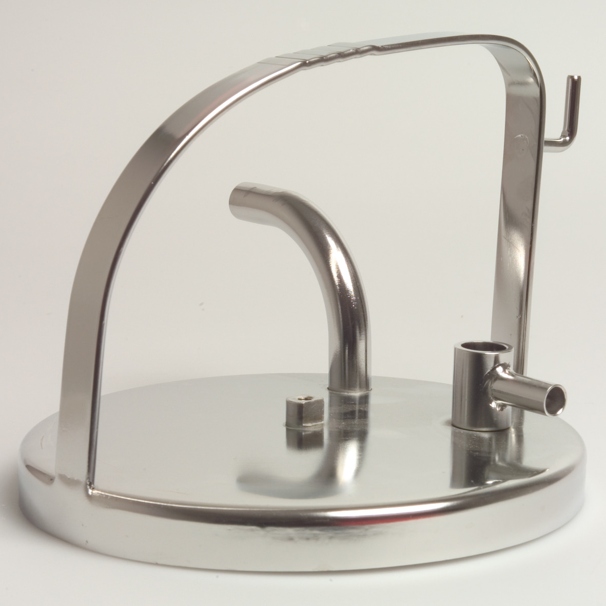 Edelstahl Melkeimerdeckel für Pulsator Modell Westfalia, 143 mm Bügel - Edelstahl Melkeimerdeckel für Pulsator Modell Westfalia, 143 mm Bügel von