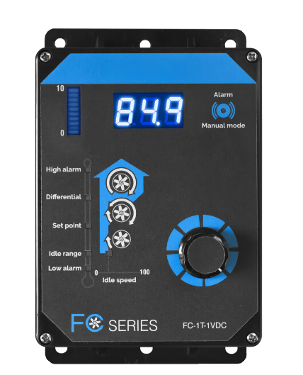 T-Control - automatische Temperatursteuerung, für bis zu 20 Ventilatoren - T-Control - automatische Temperatursteuerung, für bis zu 20 Ventilatoren von