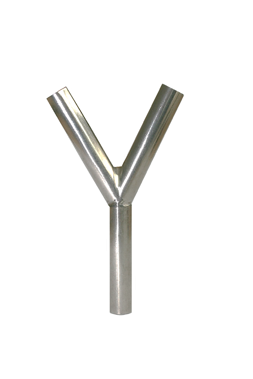 Edelstahl Y-Stück 9 x 12 mm, 100mm lang - Edelstahl Y-Stück 9 x 12 mm, 100mm lang von