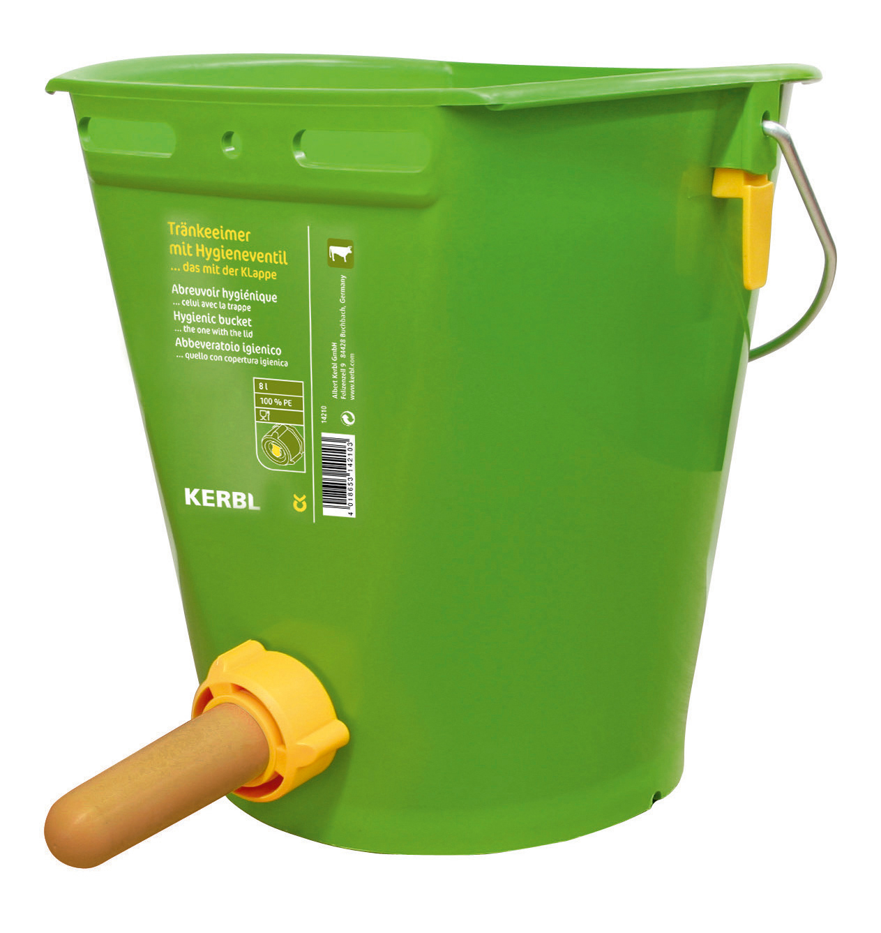 KERBL Kälbertränkeeimer mit Hygieneventil - Kerbl 14210 KERBL Kälbertränkeeimer mit Hygieneventil von Kerbl 14210