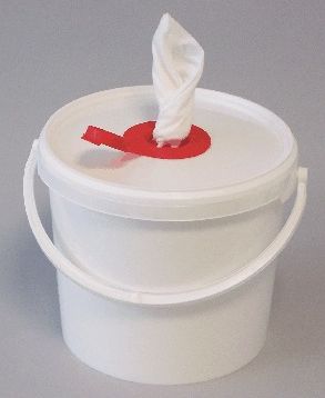 Spendereimer für Euterpapier von