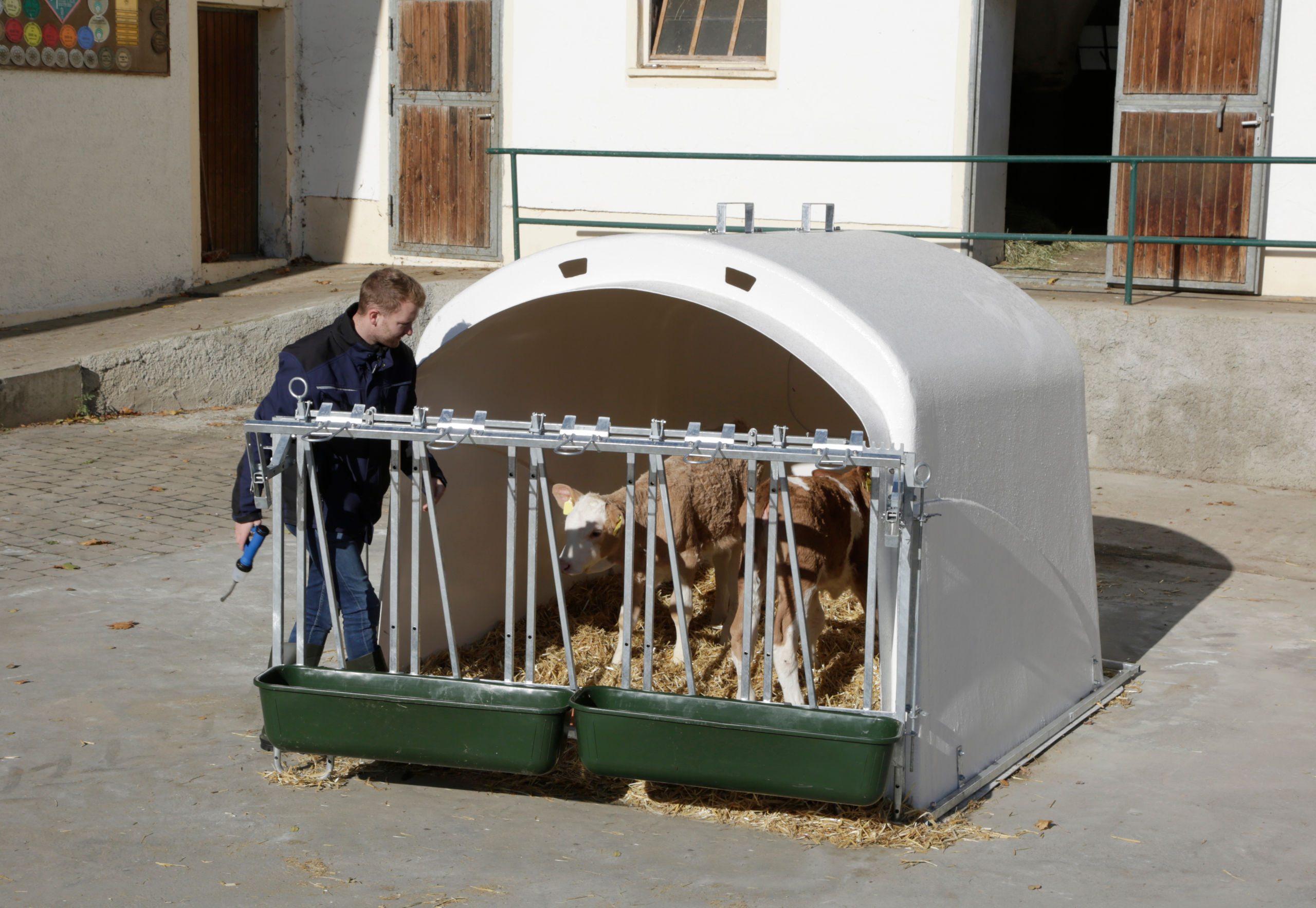 CalfHouse Premium XL mit Fanggitter von Kerbl 14539