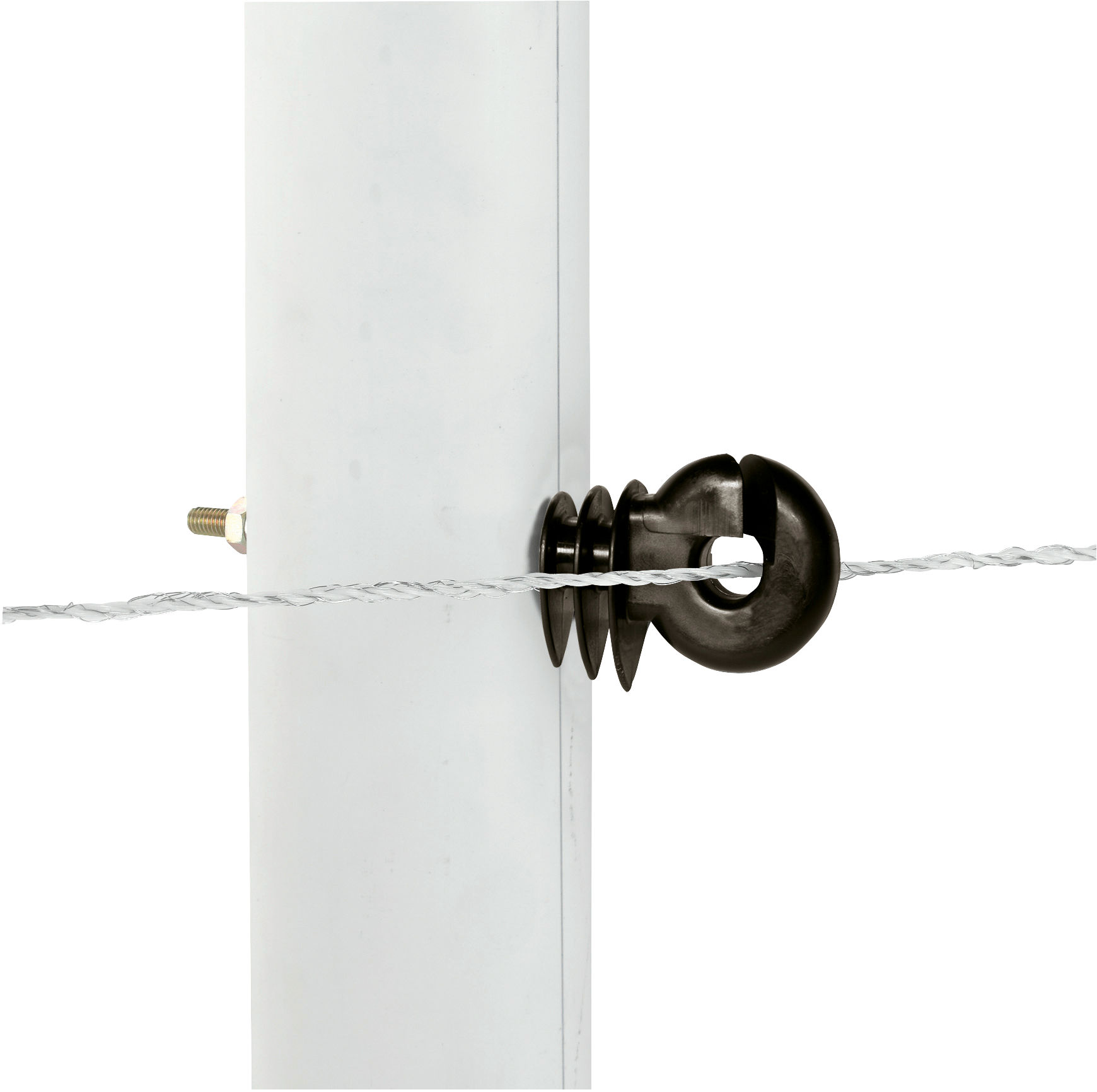 Ringisolator metrisch M6 x 80 mm für Rohrpfahl | 25 Stück von AKO 44391