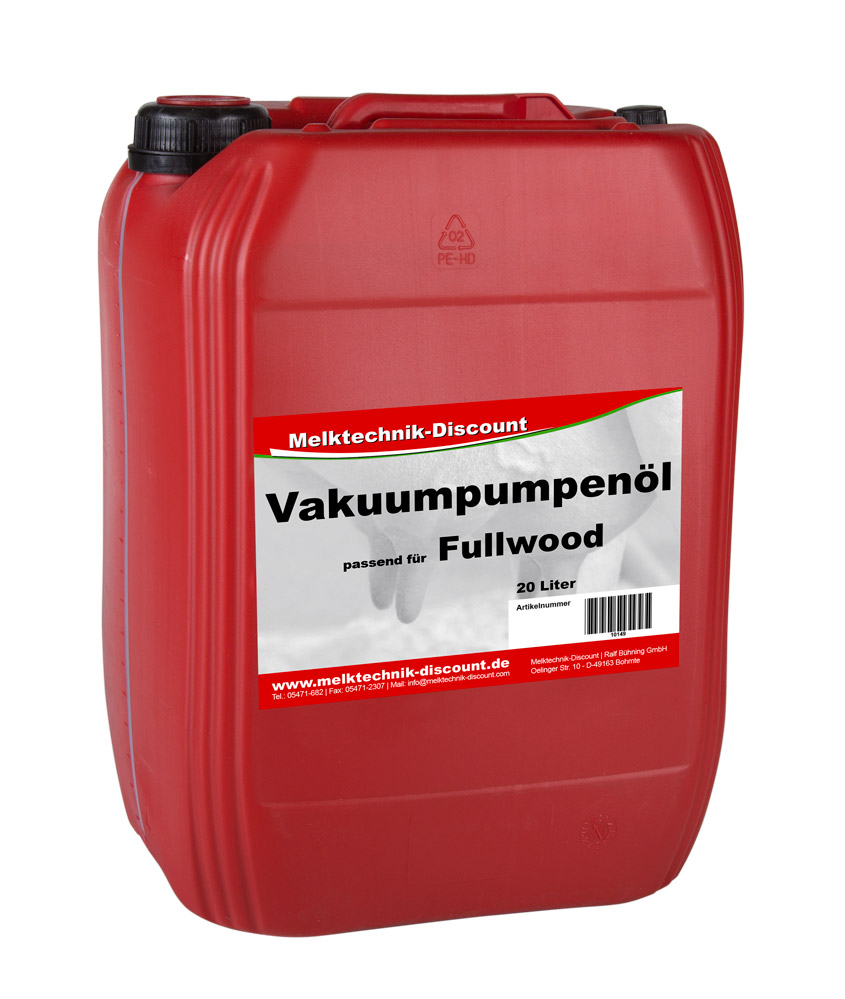 Vakuumpumpenöl für Fullwood | 20 ltr. - Melktechnik-Discount Vakuumpumpenöl für Fullwood | 20 ltr. von Melktechnik-Discount