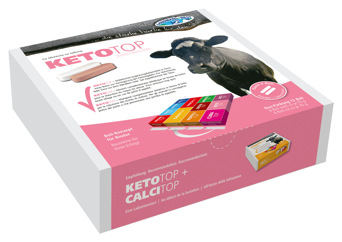 Landmans Best Ketotop Ketose Bolus 12 (6x75g + 6x70g) - Landmans Best Landmans Best Ketotop Ketose Bolus 12 (6x75g + 6x70g) von Landmans Best