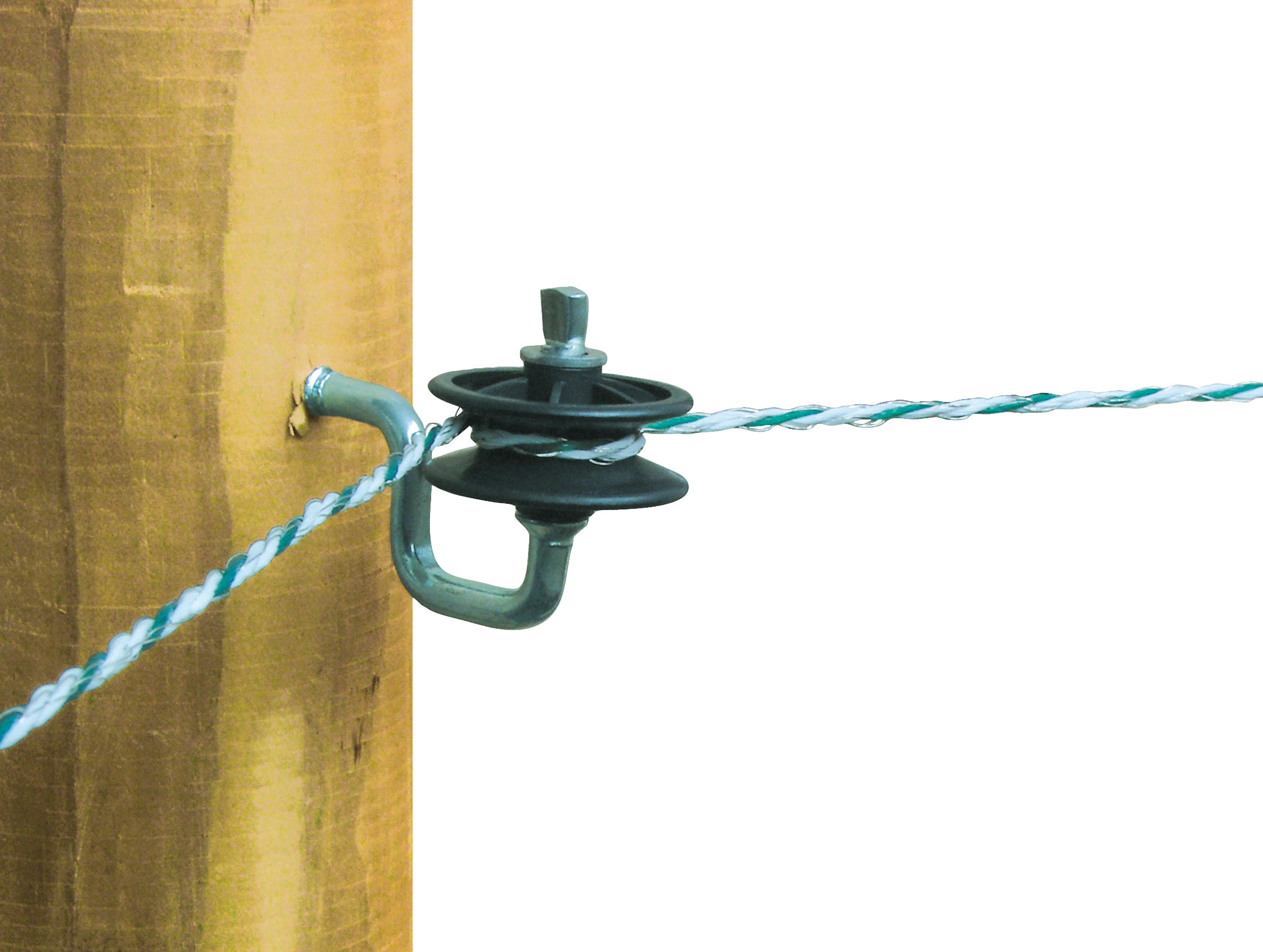 Eckisolator für Litze und Seil mit 7mm Stütze | 25 Stück - 44330 Eckisolator für Litze und Seil mit 7mm Stütze | 25 Stück von 44330