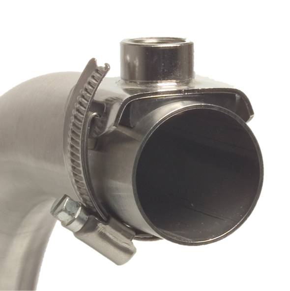 Edelstahl-Milchanschluss, gerader Stutzen 3/8" IG für 32-51mm Leitung von