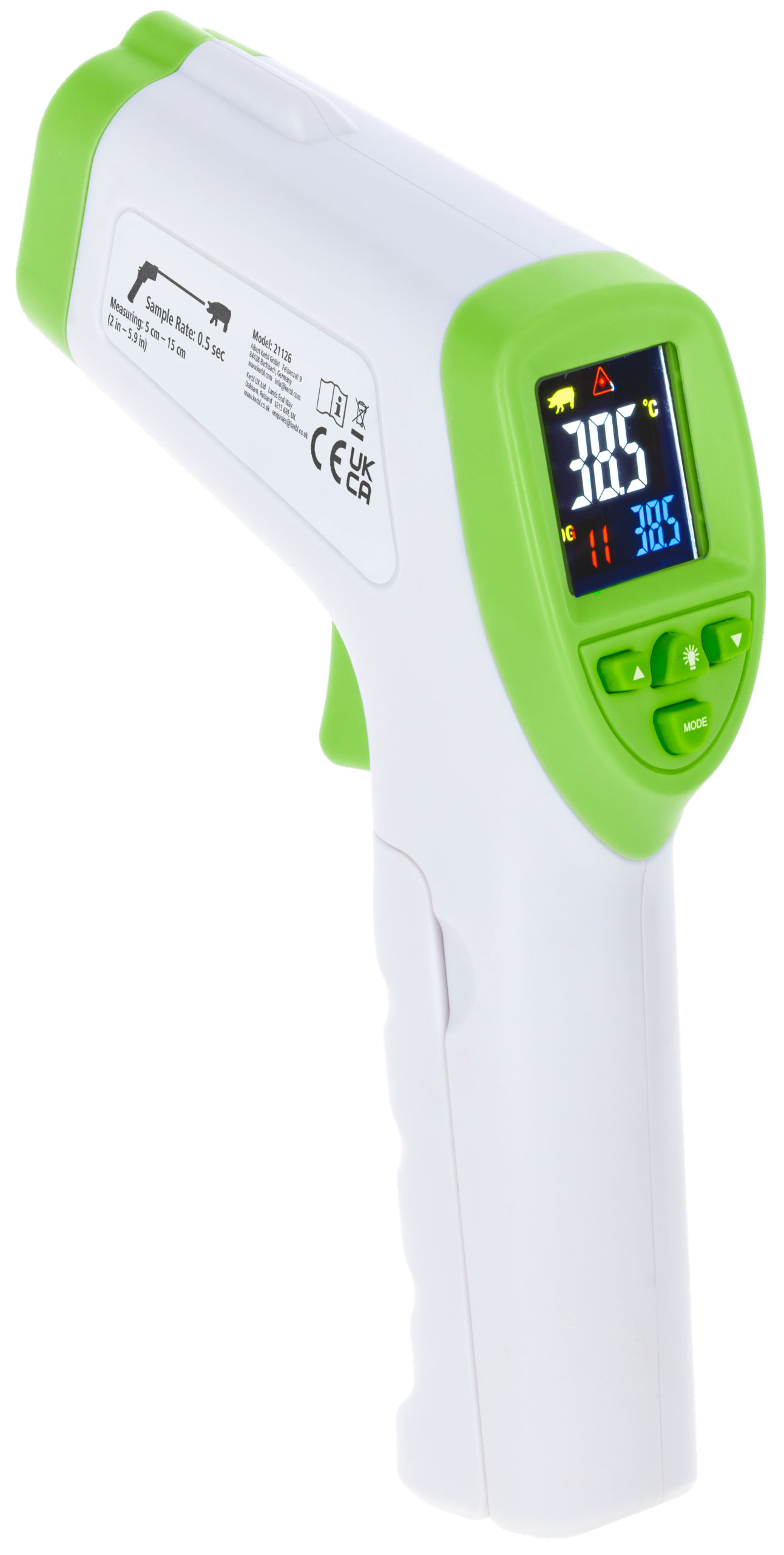 Infrarot-Thermometer mit 3 Modi (Tier, Mensch, Objekte) von Kerbl
