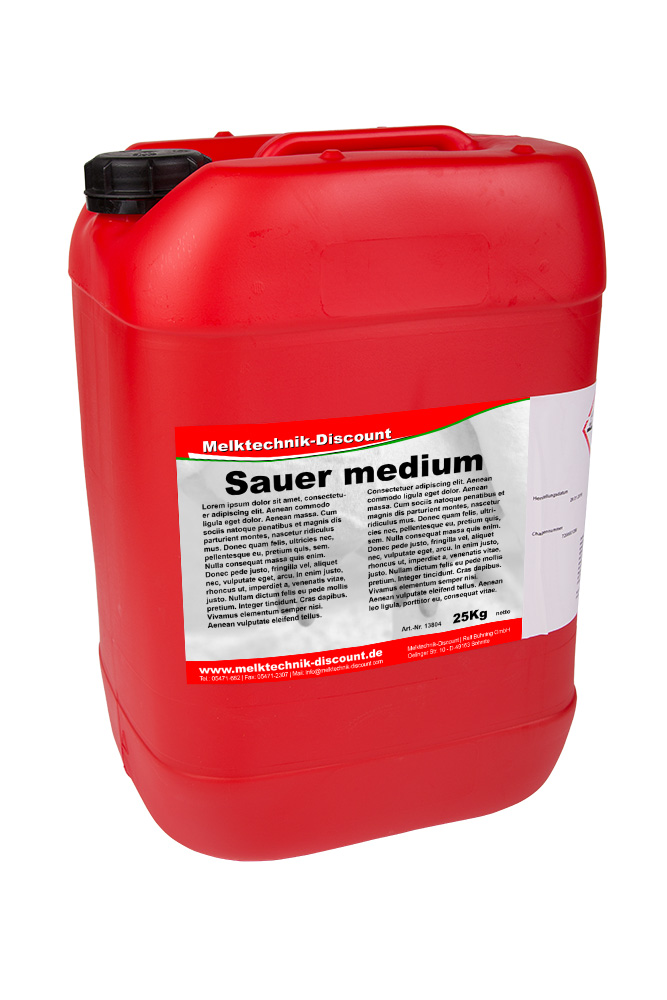 Melkanlagenreiniger Sauer medium von Melktechnik-Discount