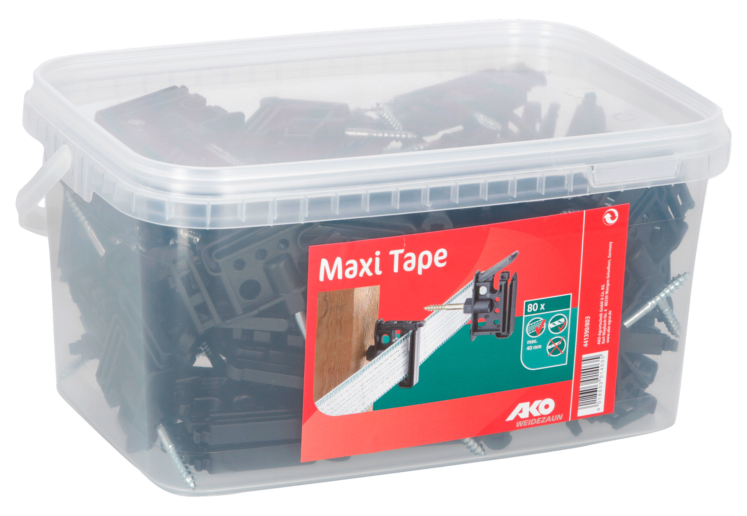 Klippisolator Maxi Tape | 80 Stück Eimer von Kerbl 441390/803