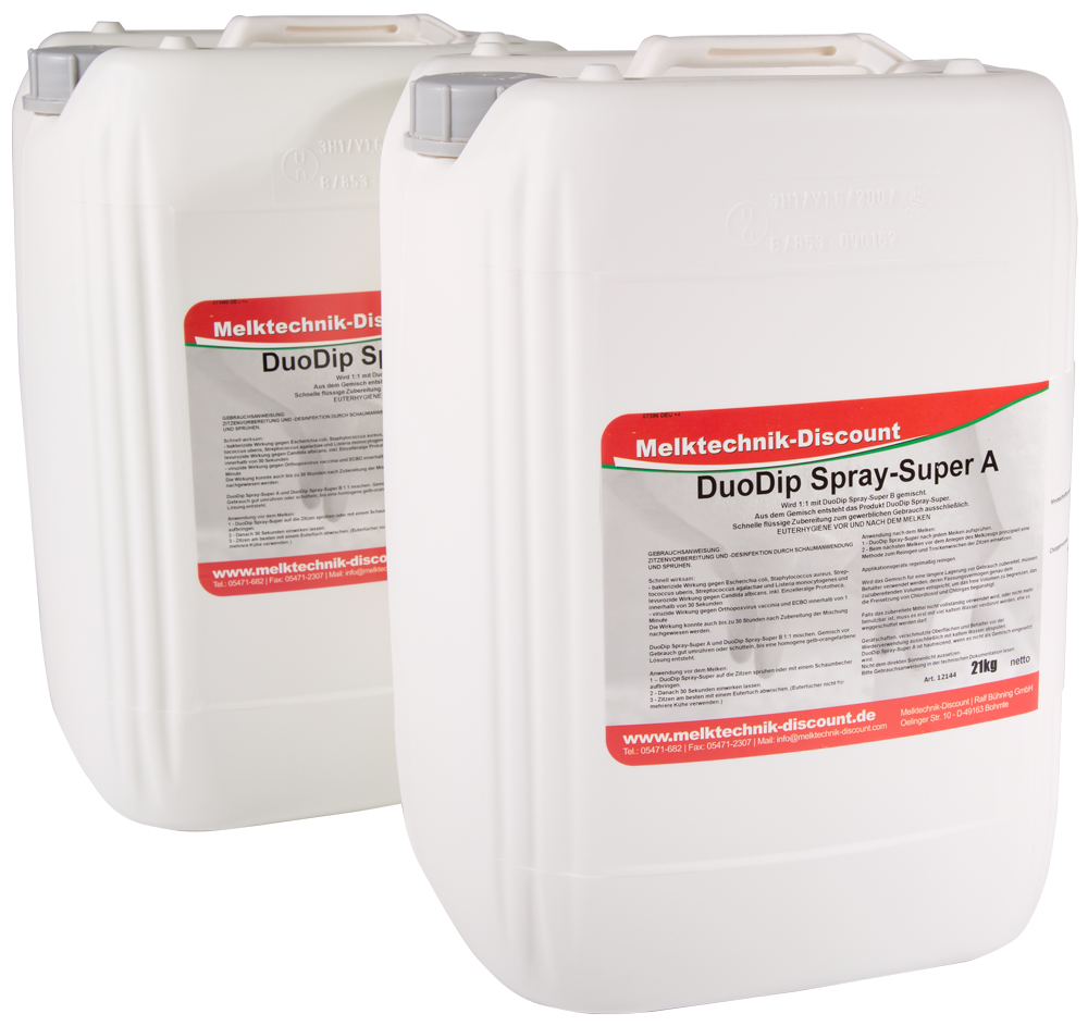 DuoDip Spray-Super | 1 x 19 + 1 x 21 kg von Melktechnik-Discount
