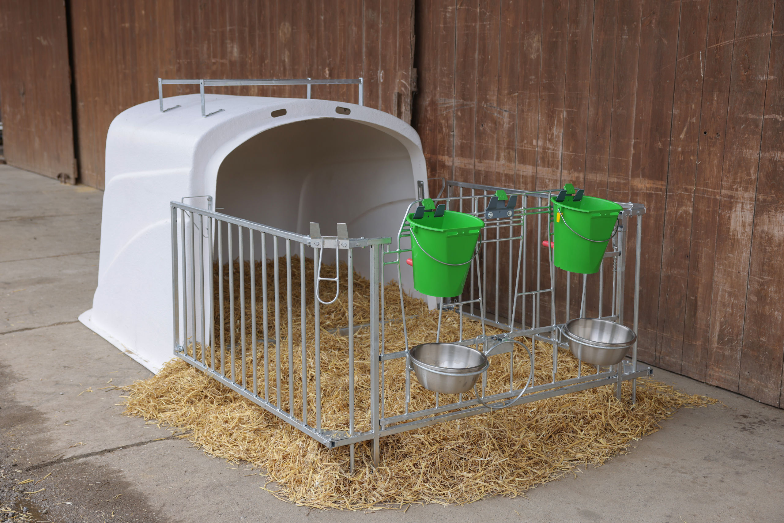 CalfHouse Premium DUO mit Umzäunung von Kerbl 14618