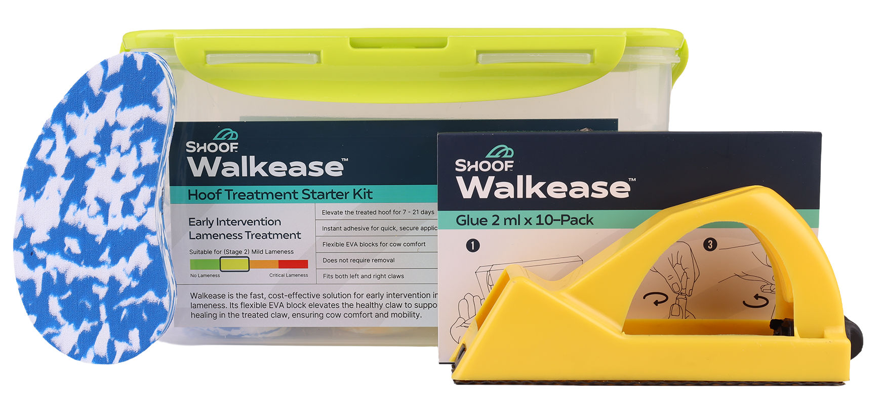 Klauenbehandlung SHOOF Walkease Starterset | 10er Pack von SHOOF 16482