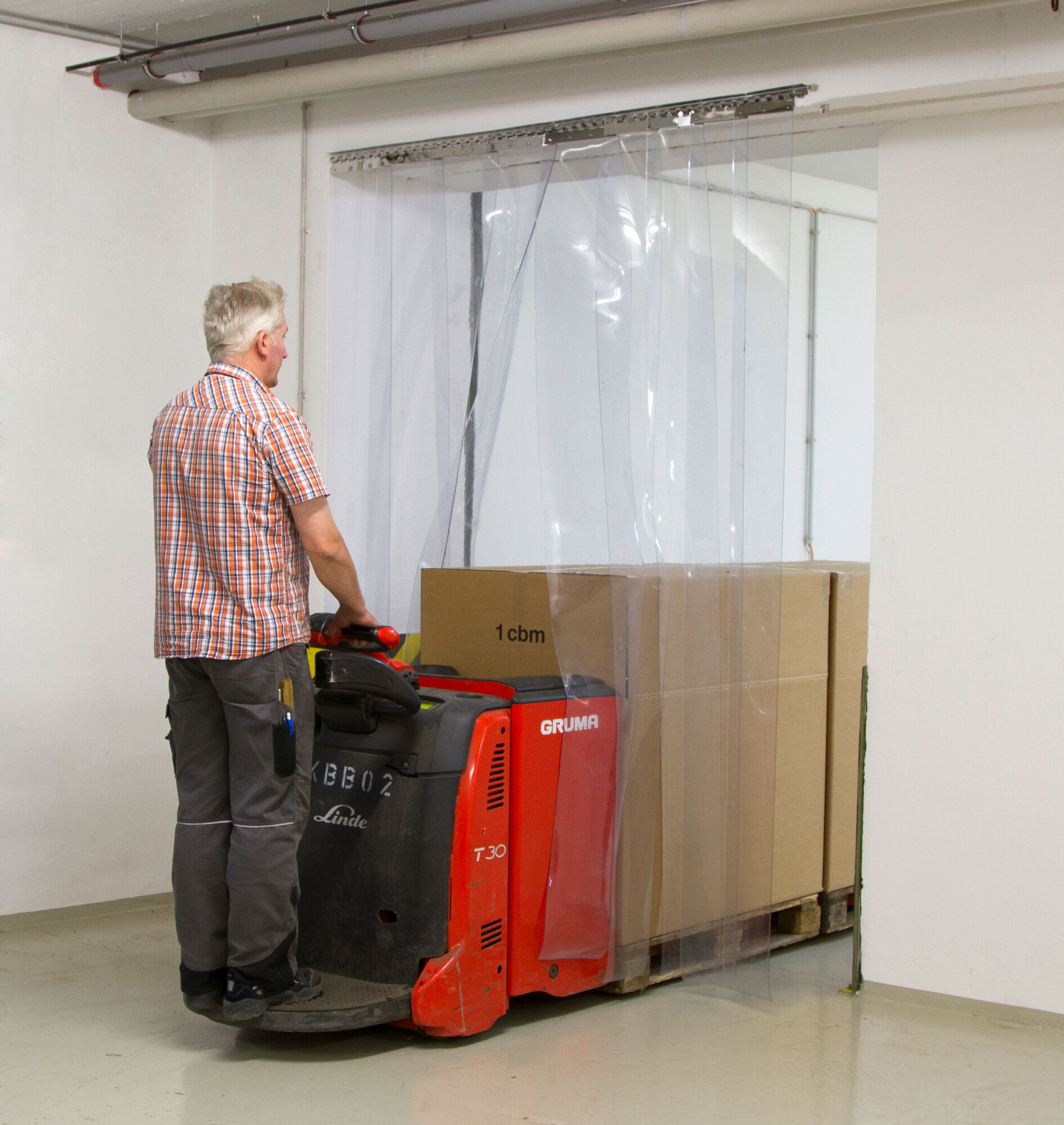 PVC-Vorhang 200 mm, transparent - Kerbl PVC-Vorhang 200 mm, transparent von Kerbl