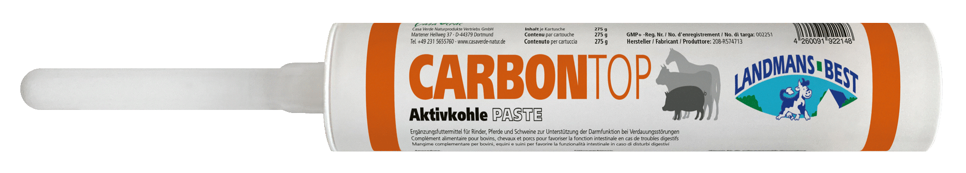 Landmans Best Carbontop Aktivkohle Paste 275 g von Landmans Best