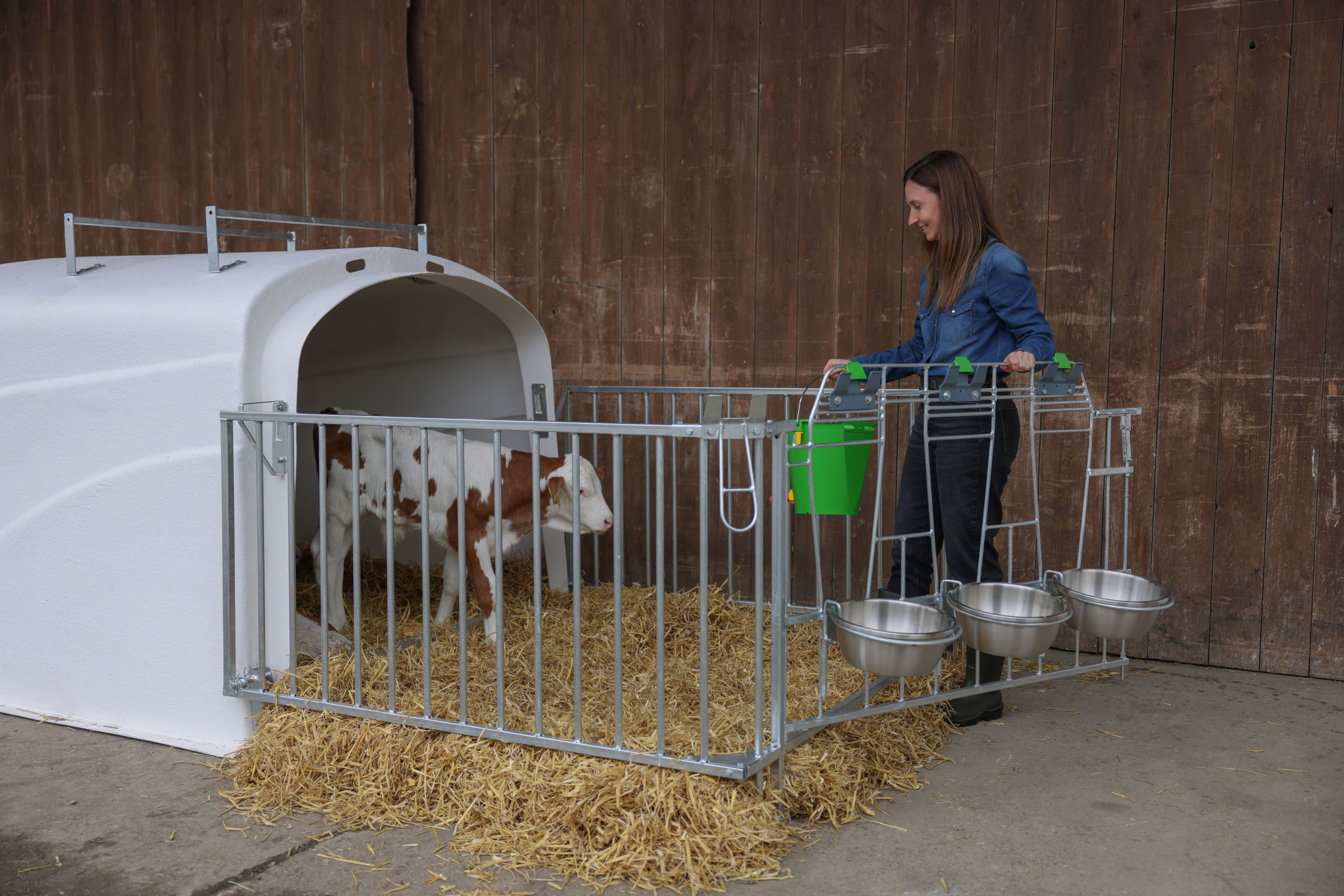 CalfHouse Premium DUO mit Umzäunung von Kerbl 14618