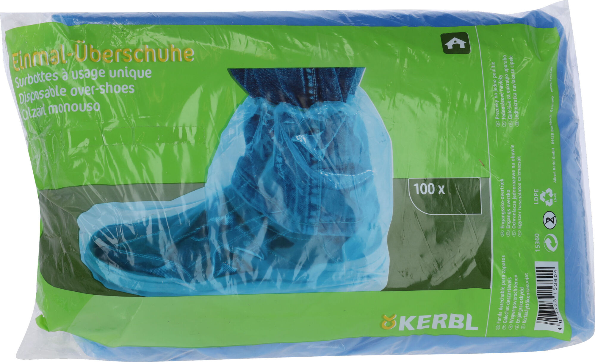 Einmalüberschuhe, halbhoch, 400x290mm | 100 Stück - Kerbl 15360 Einmalüberschuhe, halbhoch, 400x290mm | 100 Stück von Kerbl 15360