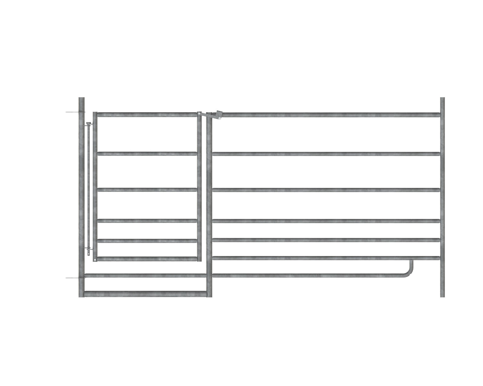 Steckhorde Schafpanel 1,83m mit Tor - AKO 442603 Steckhorde Schafpanel 1,83m mit Tor von AKO 442603