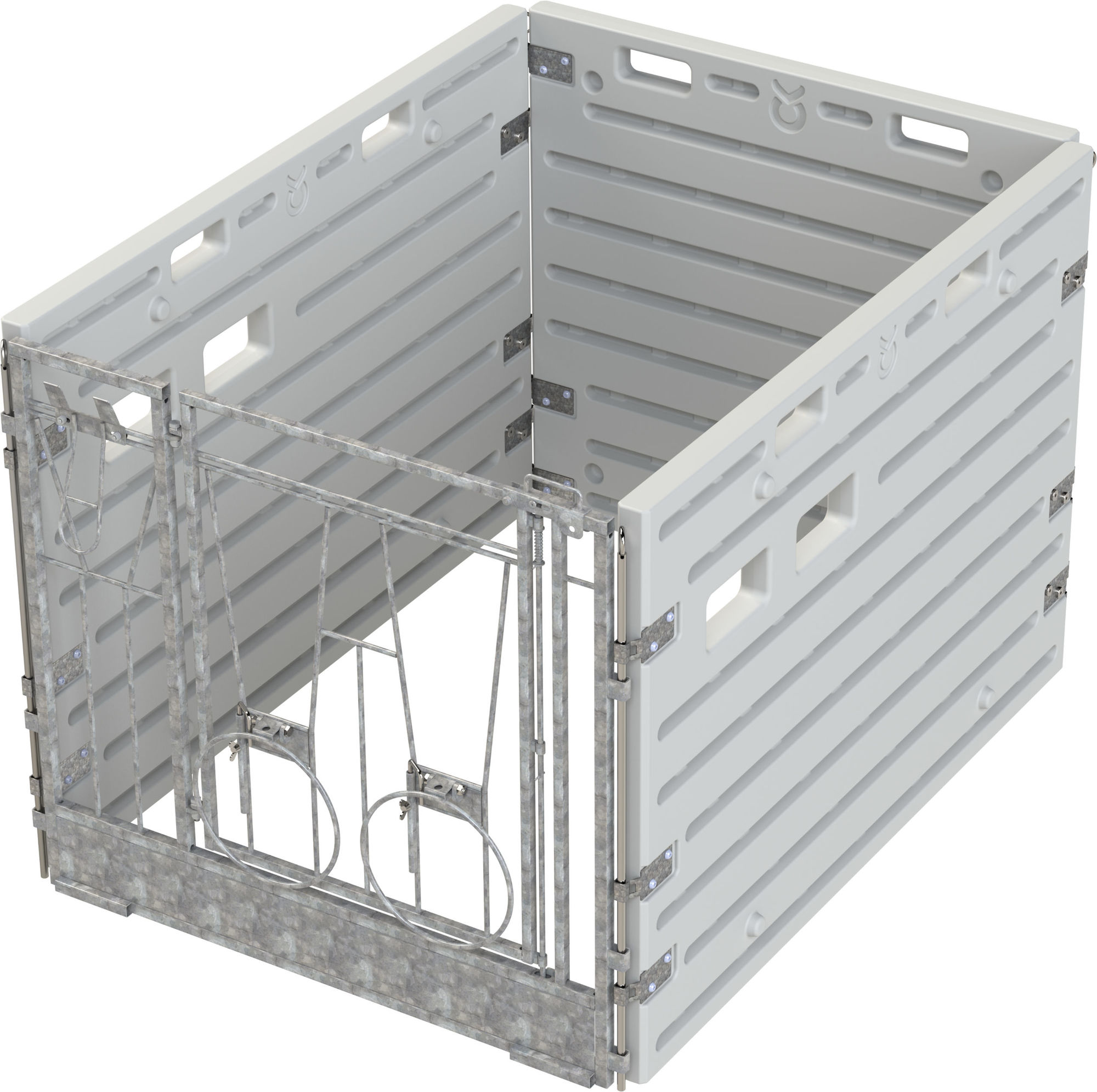 Modulare Kälberbox Einzelbucht freistehend - Kerbl 14626 Modulare Kälberbox Einzelbucht freistehend von Kerbl 14626
