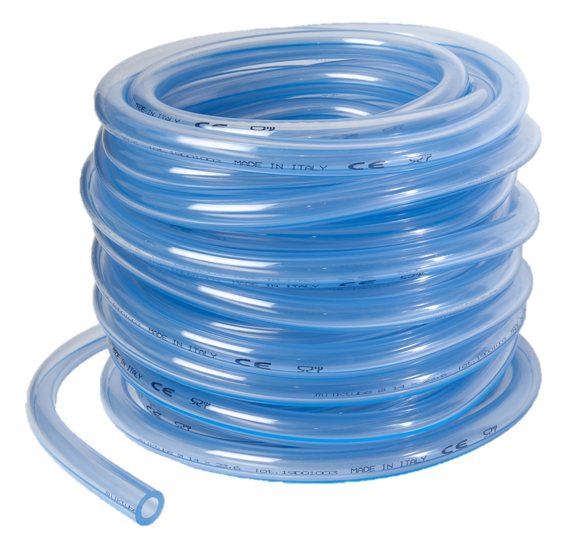 PVC Milchschlauch 14 x 24 mm - PVC Milchschlauch 14 x 24 mm von