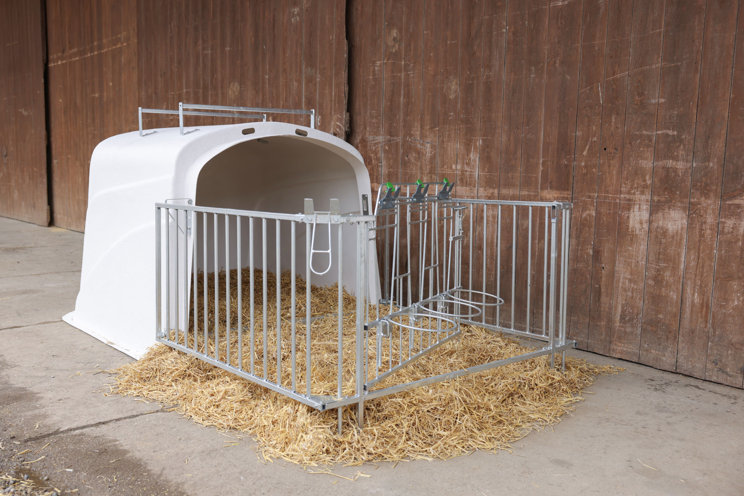 CalfHouse Premium DUO mit Umzäunung - Kerbl 14618 CalfHouse Premium DUO mit Umzäunung von Kerbl 14618