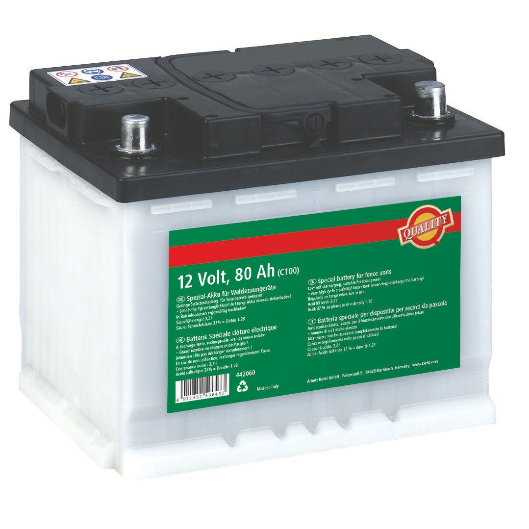 Spezial Nass-Akku 12 Volt 100 Ah - Kerbl 442061 Spezial Nass-Akku 12 Volt 100 Ah von Kerbl 442061