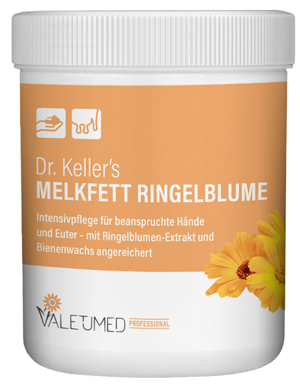Melkfett Dr. Keller mit Ringelblumenöl | 500ml - Valetumed Melkfett Dr. Keller mit Ringelblumenöl | 500ml von Valetumed