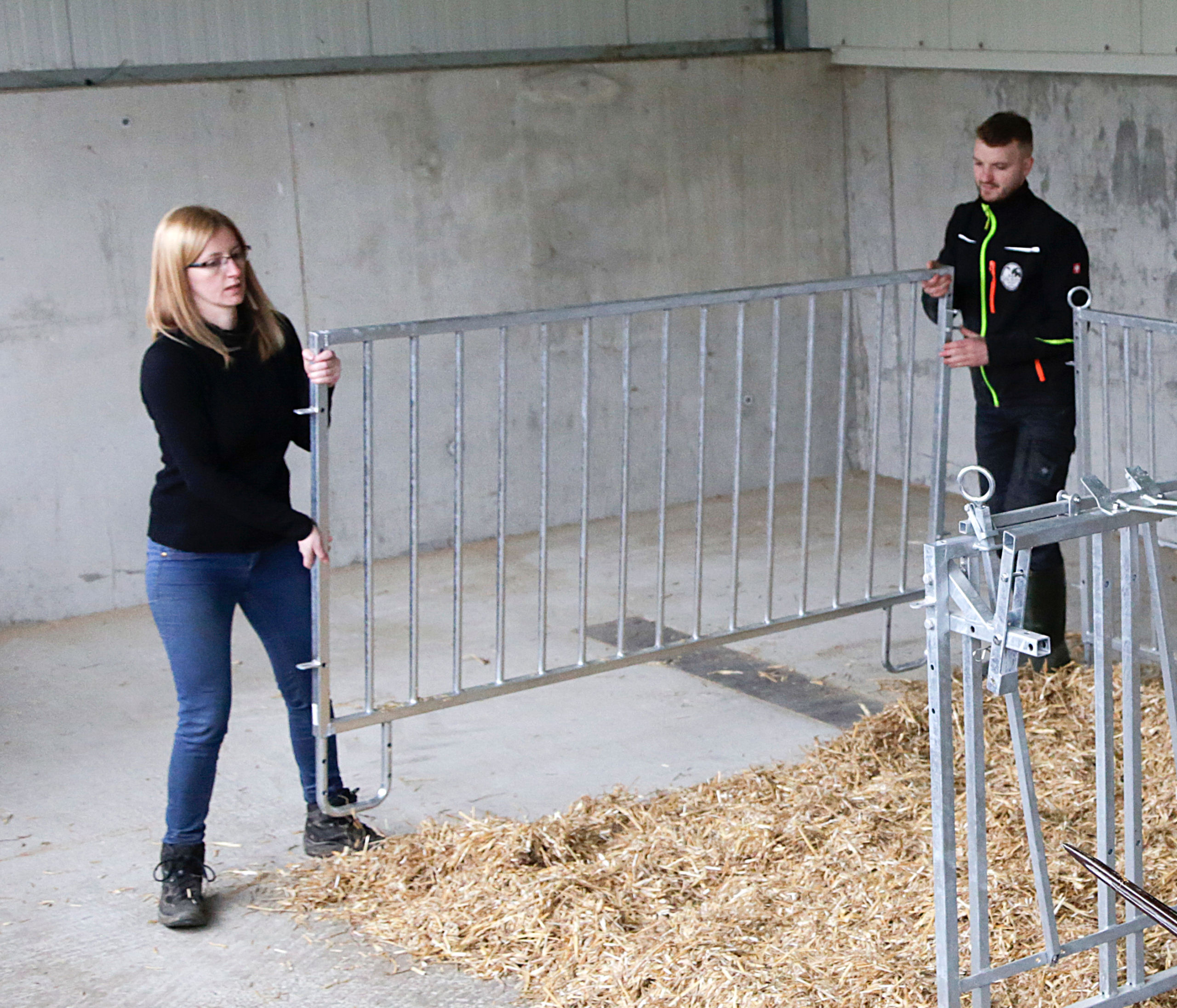 Zaunteil Gitter, kurz für modulare Zaunaufstallung von Kerbl 14492
